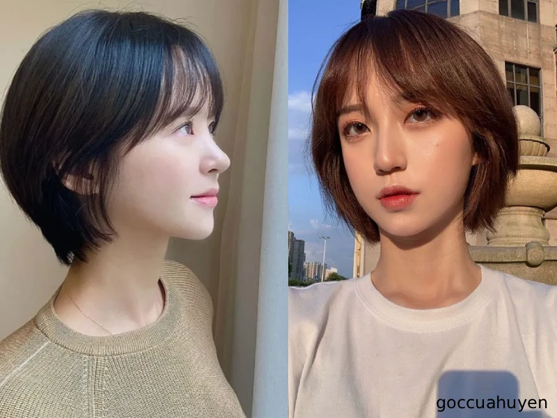 Tóc ngắn tỉa layer