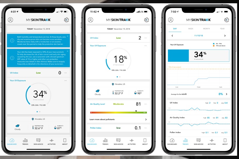 my skin track uv app