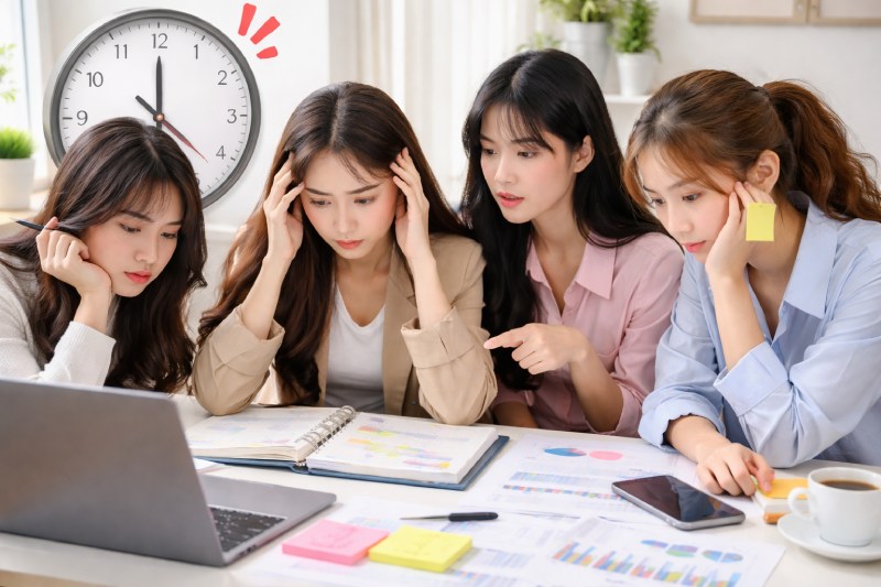 Quản lý thời gian kém khi làm việc nhóm