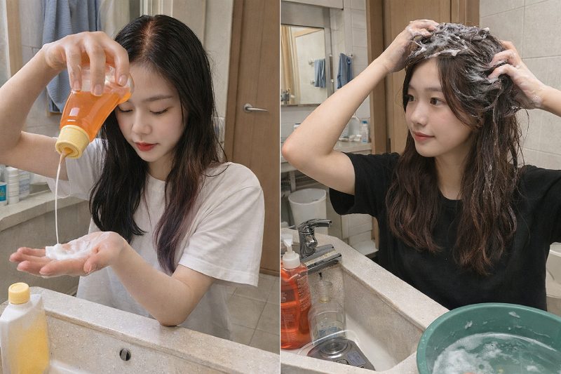 cách làm phai màu tóc nhuộm