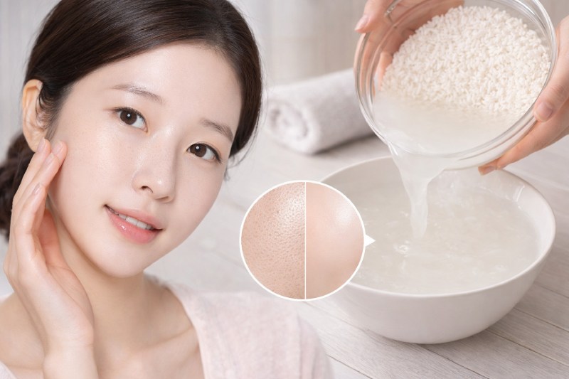 Cách thu nhỏ lỗ chân lông của người Nhật bằng nước vo gạo