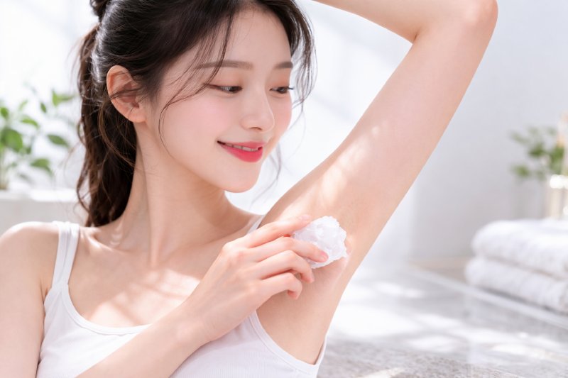 trị hôi nách bằng phèn chua